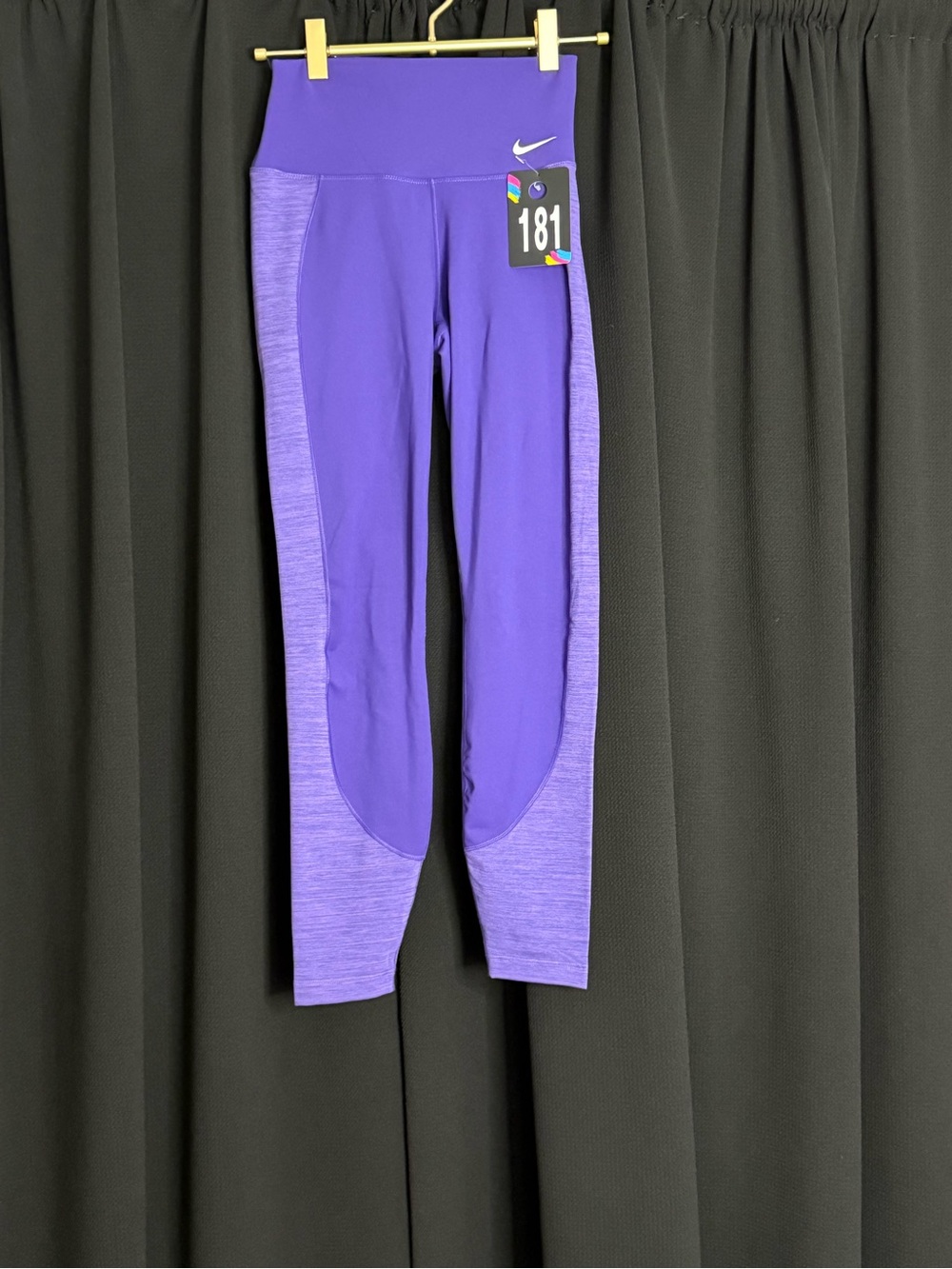 Purple Two-Tone Performance Leggings